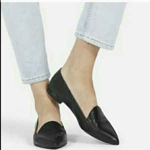 Everlane Modern pointed toe black flats